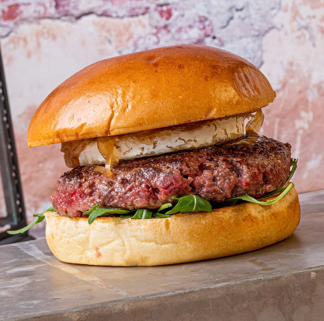 Gastronomía Hamburguesa fotografía del fotógrafo Hidelbrando.